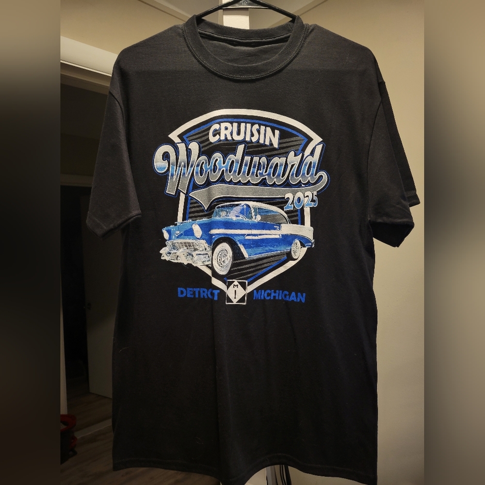 Cruisin Woodward 2023 Black T-Shirt